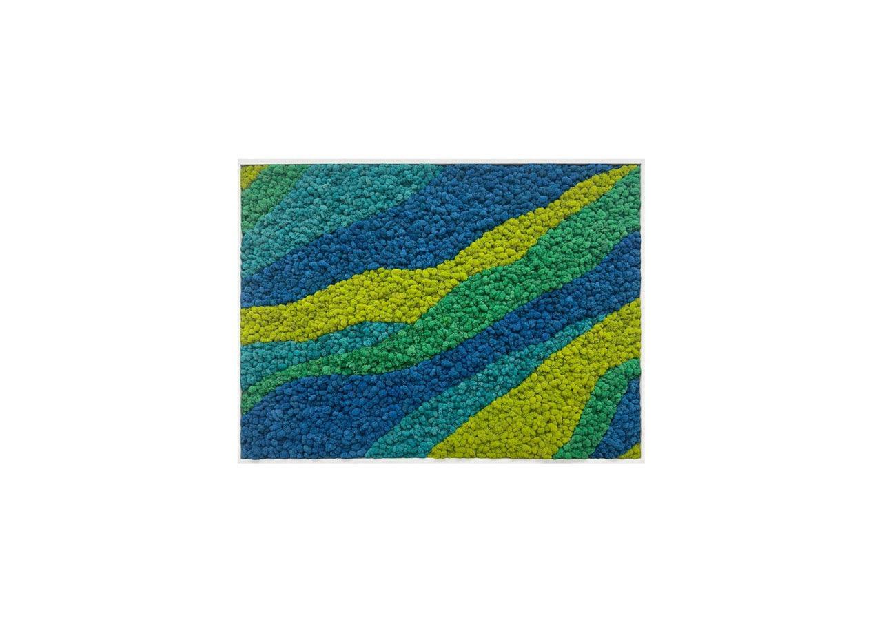 Aqua Sands Moss Wall Art - Naturalist