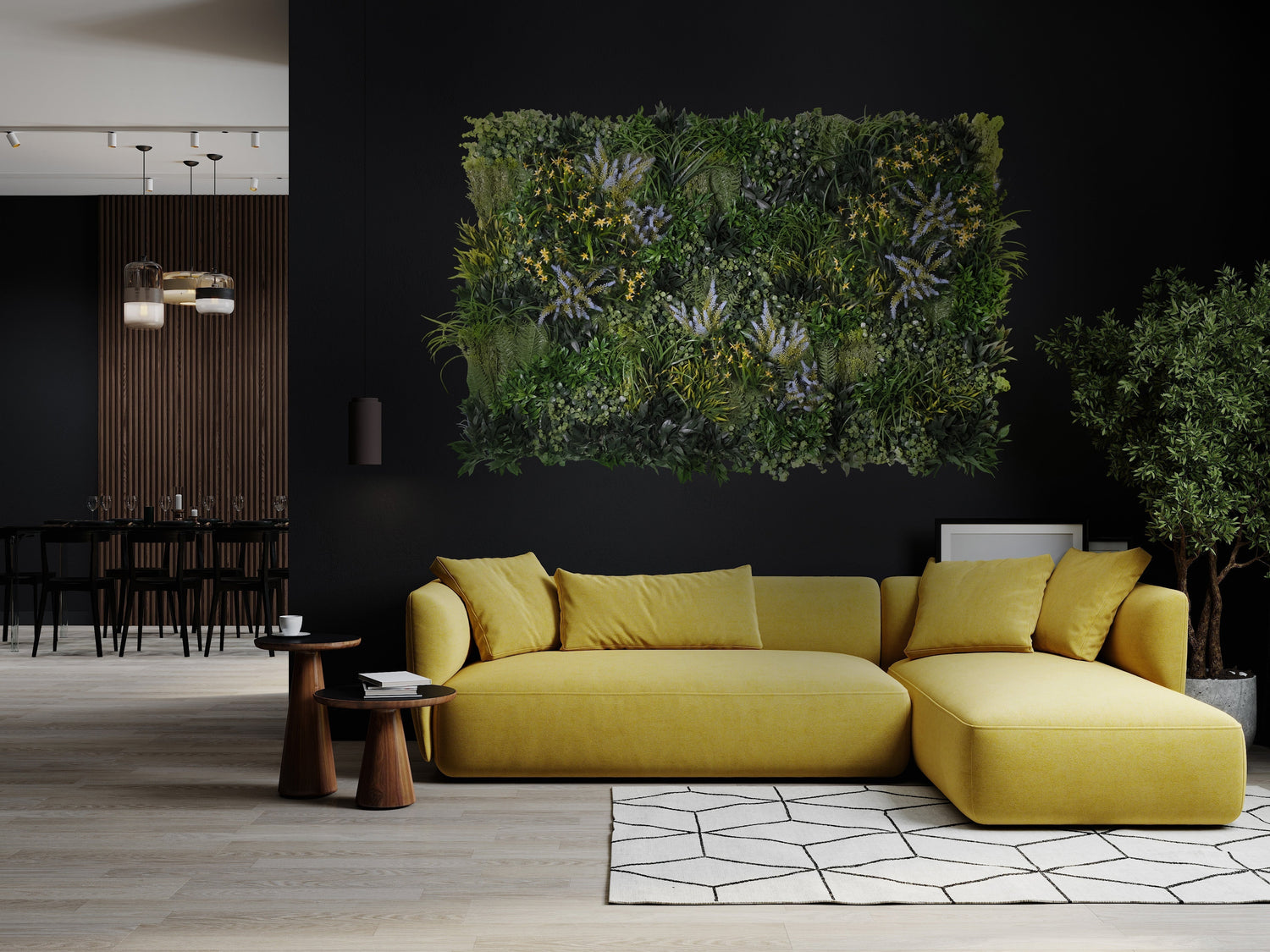 Accent Wall Ideas: Elevate Your Space with Artificial Plant Panels and Preserved Moss Walls