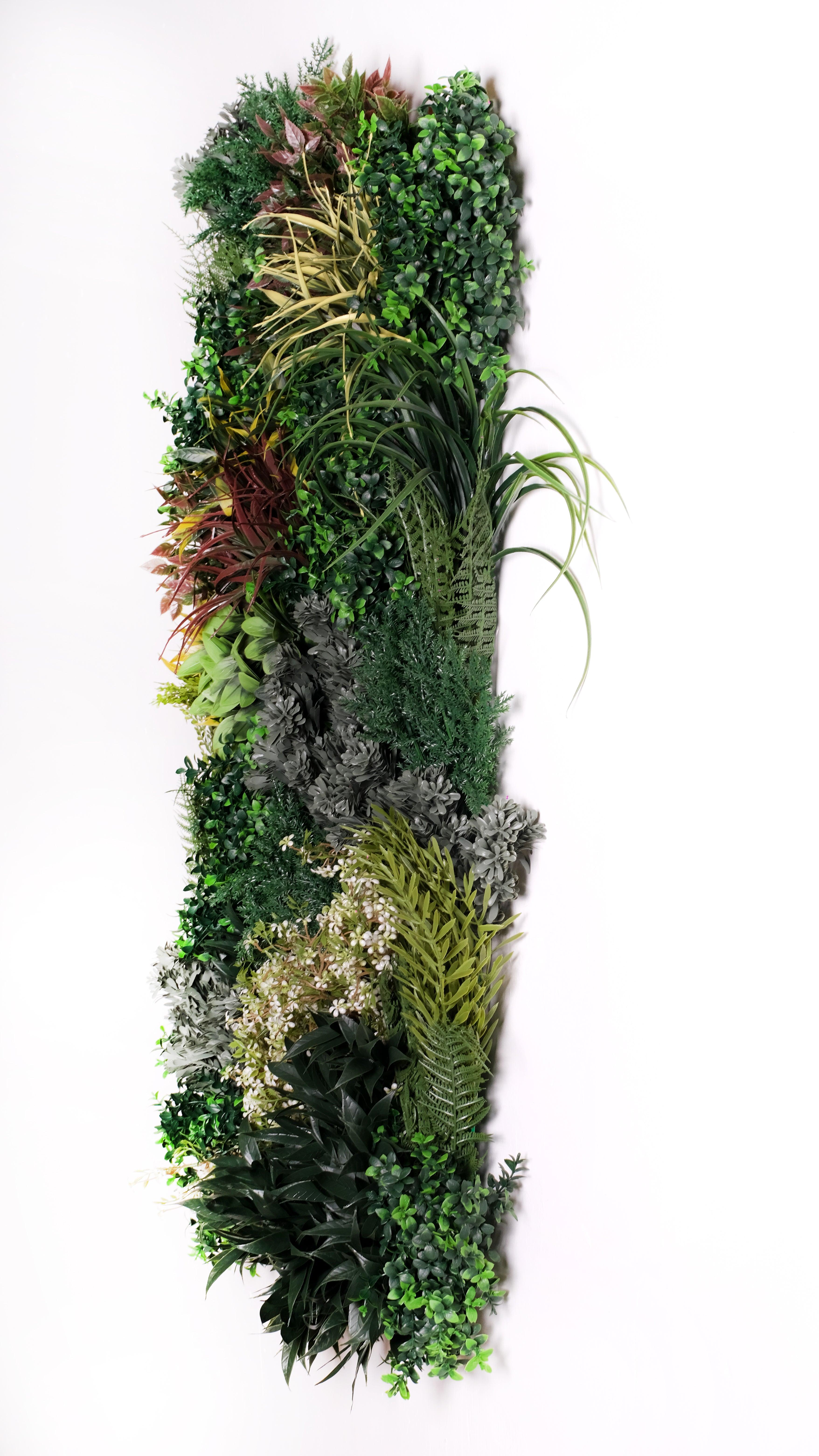 plant copies plastic plant Biophilic Bliss Artificial Wall Garden Panel 3 Only