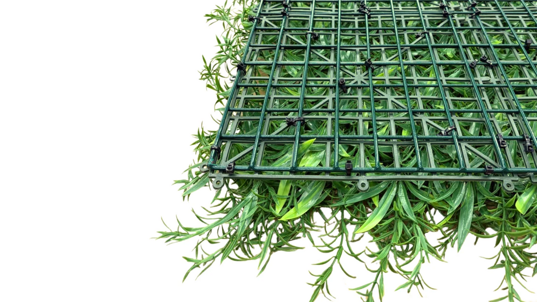 Green Meadow - 20” x 40” with Metal Grid Backing