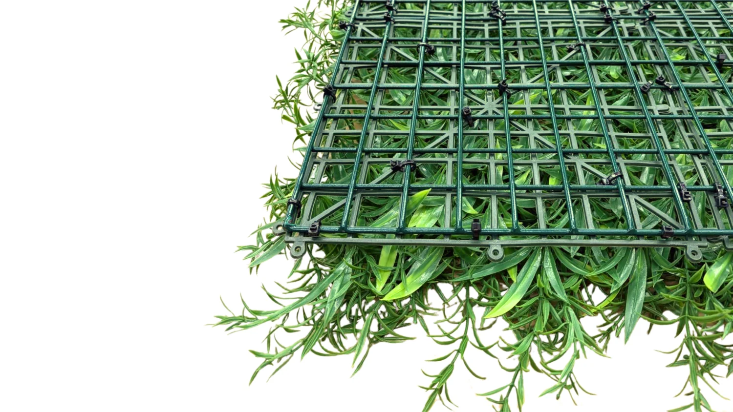 Green Meadow - 20” x 40” with Metal Grid Backing